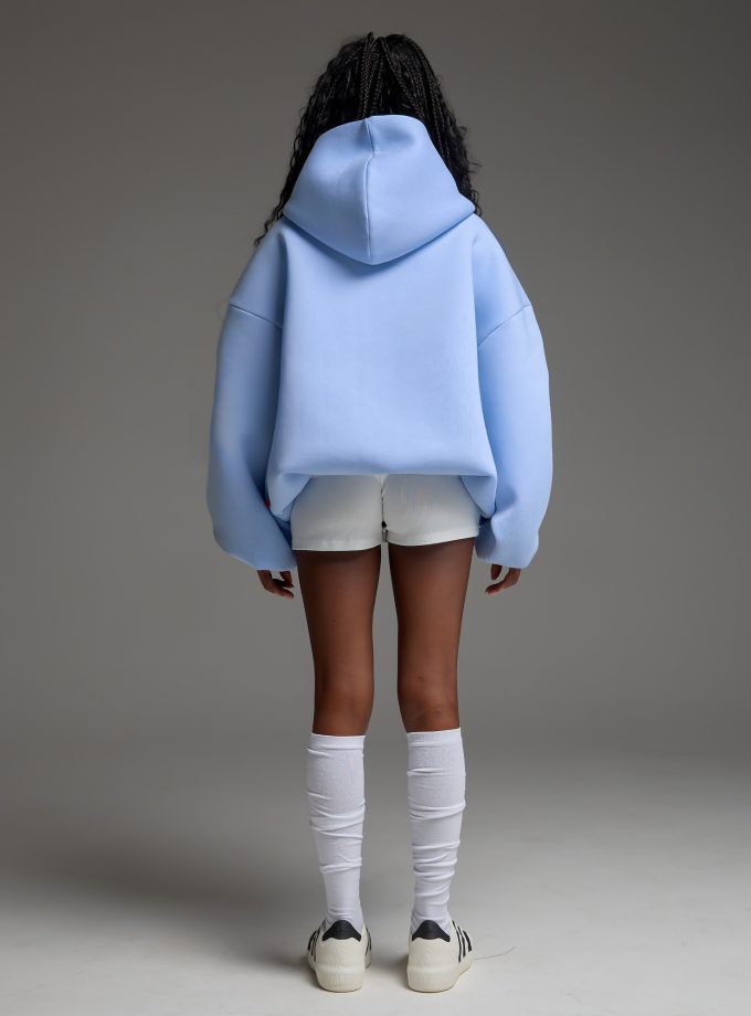 Худи-ZIP оверсайз Clouds/blue