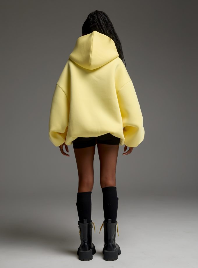 Худи-ZIP оверсайз Racing/banan